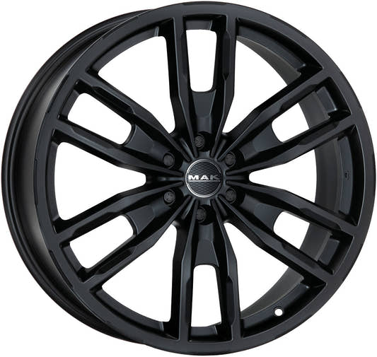 Mak Peak matt black 8.5x18 ET52 - LK6/130 ML84.1