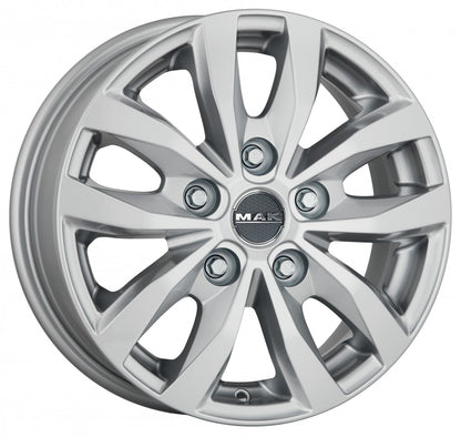Mak Load 5 silver 6.5x16 ET45 - LK5/114.3 ML66.1