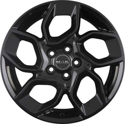 Mak Express gloss black Alufelge 6.5x16 Zoll ET60 LK 5x160 ML65.1 – Bild 4