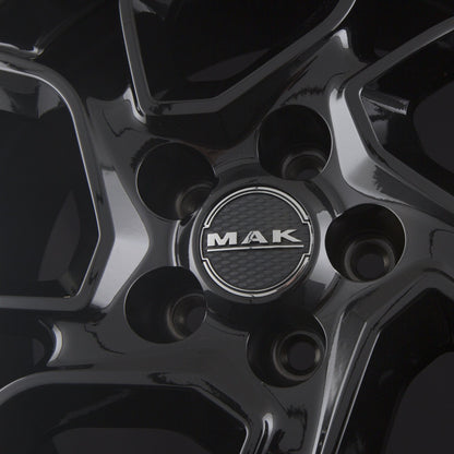 Mak Express gloss black Alufelge 6.5x16 Zoll ET60 LK 5x160 ML65.1 – Bild 7