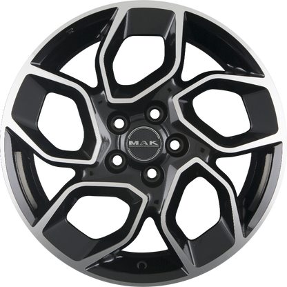 Mak Express black mirror Alufelge 7x17 Zoll ET46 LK 5x108 ML65.1 – Bild 4