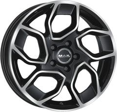 Mak Express black mirror Alufelge 7x17 Zoll ET46 LK 5x108 ML65.1