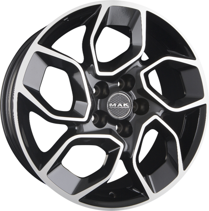 Mak Express black mirror Alufelge 7x17 Zoll ET46 LK 5x108 ML65.1 – Bild 5