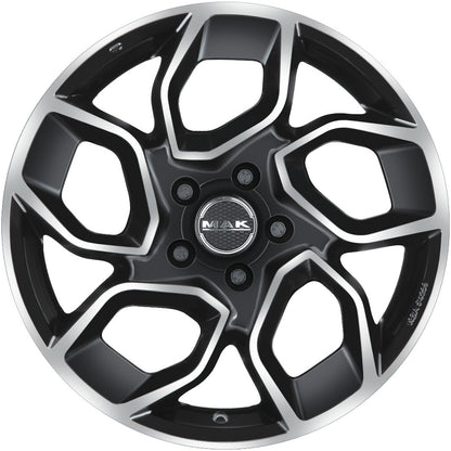 Mak Express black mirror 7x17 ET55 - LK5/160 ML65.1