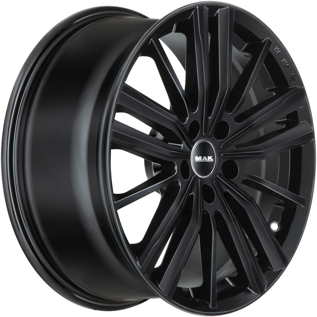Mak Vier gloss black 8x18 ET50 - LK5/112 ML57.1