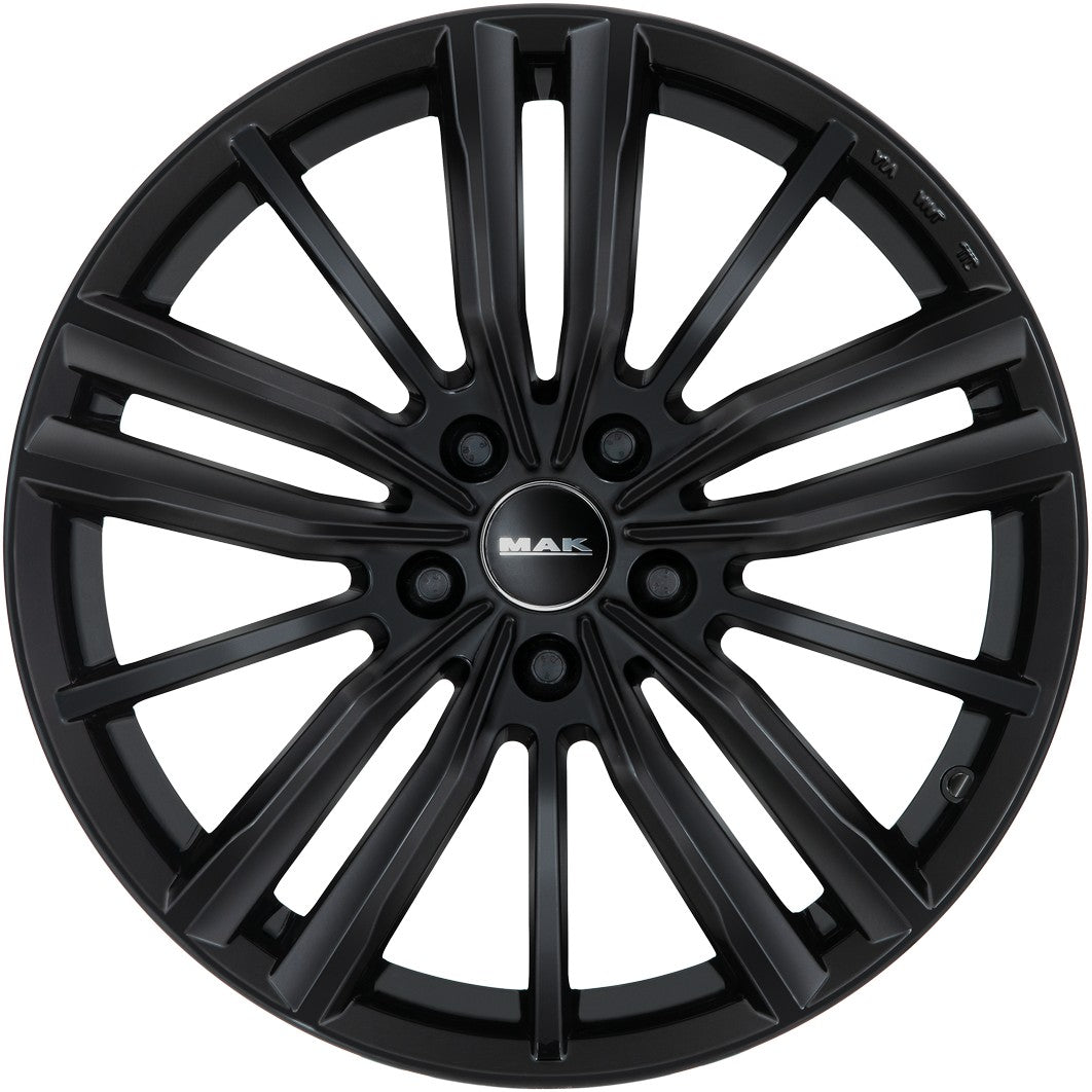 Mak Vier gloss black 8x18 ET50 - LK5/112 ML57.1