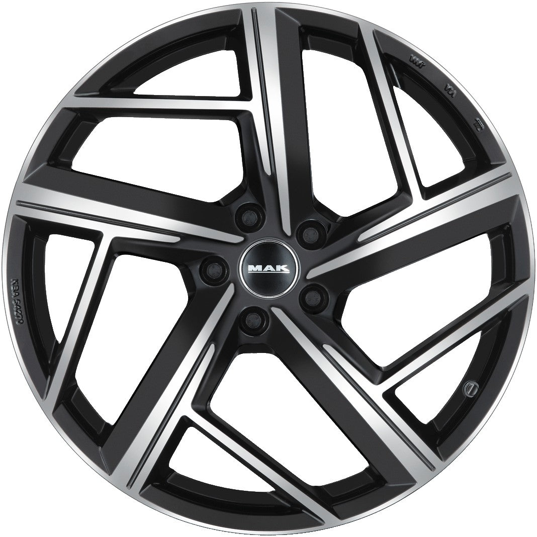 Mak Qvattro black mirror 8.5x19 ET38 - LK5/112 ML66.45