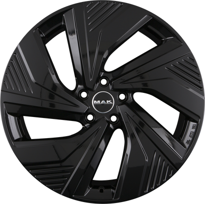 Mak Electra gloss black Alufelge 8.5x20 Zoll ET54.5 LK 5x114.3 ML67.1 – Bild 4