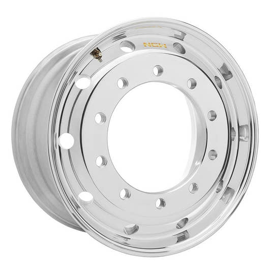 NGW Alufelge 11.75x22.5 Zoll 10/335/281 ET135 10050 26 MZ Silber Spiegelpoliert