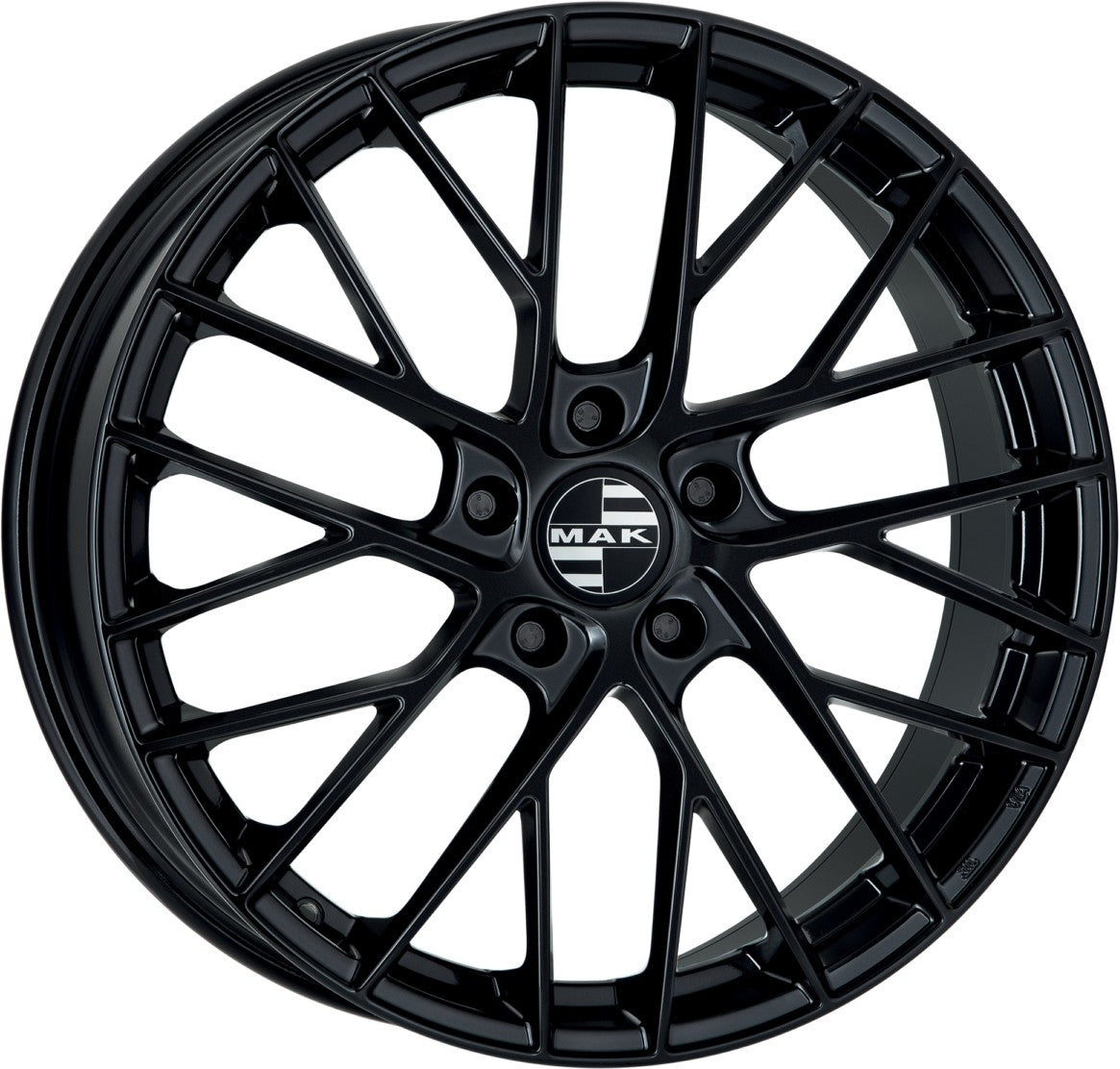 Mak Monaco gloss black 8.5x19 ET46 - LK5/112 ML57.1