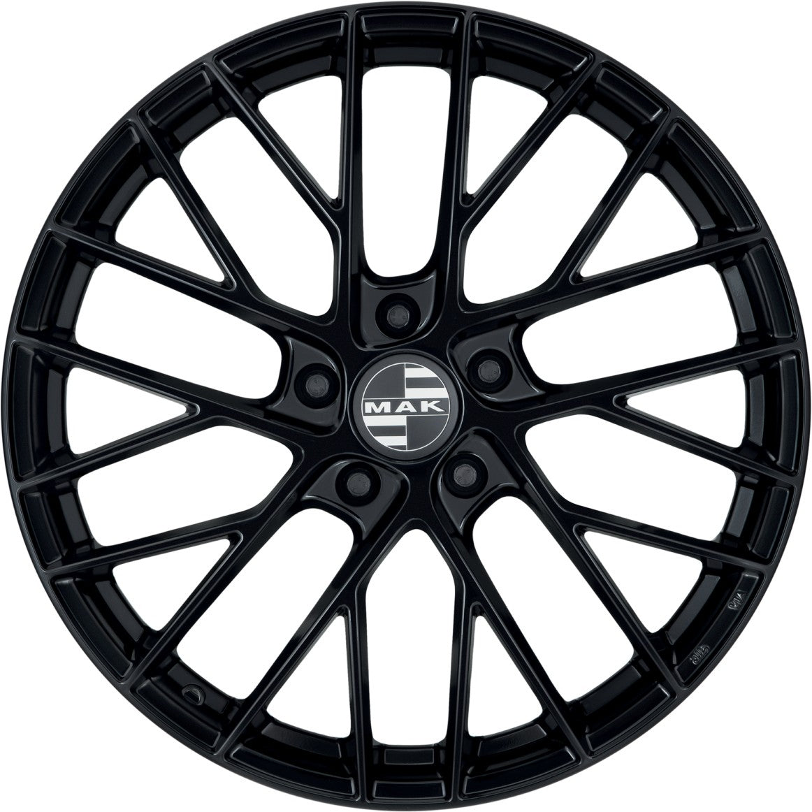 Mak Monaco gloss black 8.5x19 ET46 - LK5/112 ML57.1