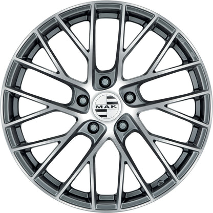 Mak Monaco gun metallic mirror 8.5x19 ET39 - LK5/112 ML66.45