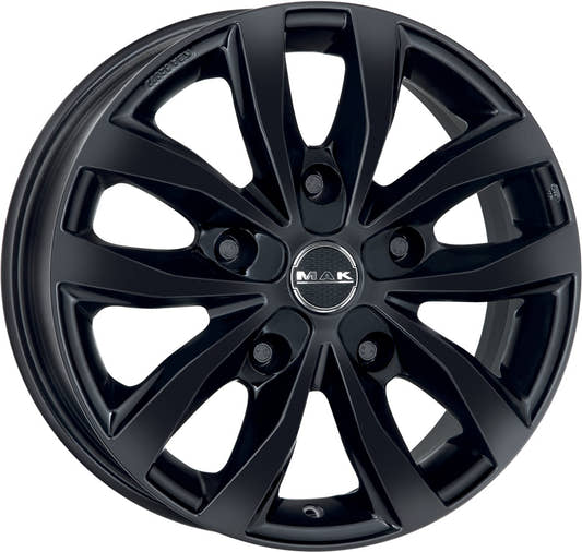 Mak Load 5 gloss black 6.5x16 ET55 - LK5/118 ML71.1