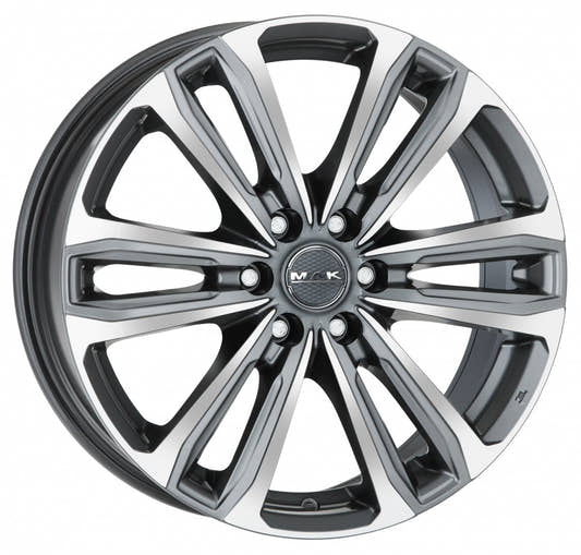 Mak Safari 6 gun metallic mirror 7.5x17 ET48 - LK6/139.7 ML92.3