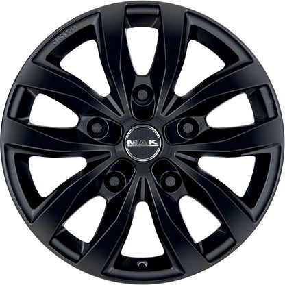Mak Load 5 gloss black 6.5x15 ET58 - LK5/160 ML65.1