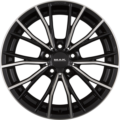 Mak Mark-D black mirror Alufelge 9.5x19 Zoll ET44 LK 5x112 ML66.6 – Bild 3