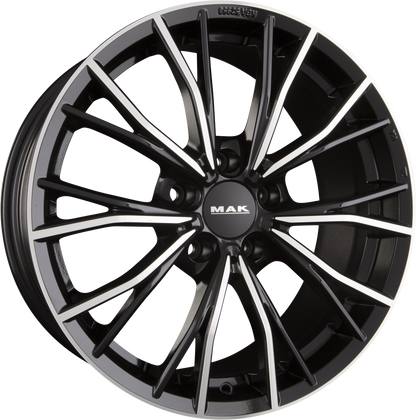 Mak Mark-D black mirror Alufelge 9.5x19 Zoll ET44 LK 5x112 ML66.6 – Bild 4
