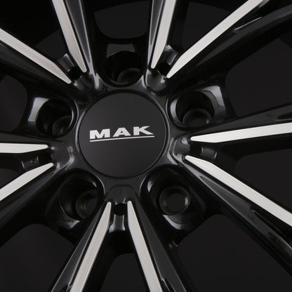 Mak Mark-D black mirror Alufelge 9.5x19 Zoll ET44 LK 5x112 ML66.6 – Bild 7