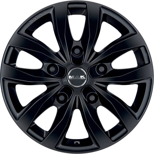 Mak Load 5 gloss black 6.5x16 ET47 - LK5/118 ML71.1