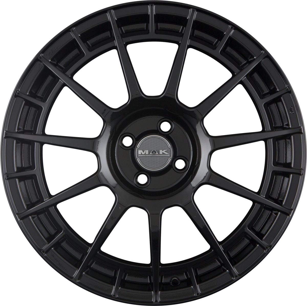Mak NTT Gloss Black Alufelge 7x17 Zoll ET35 LK 5x114.3 ML66.1