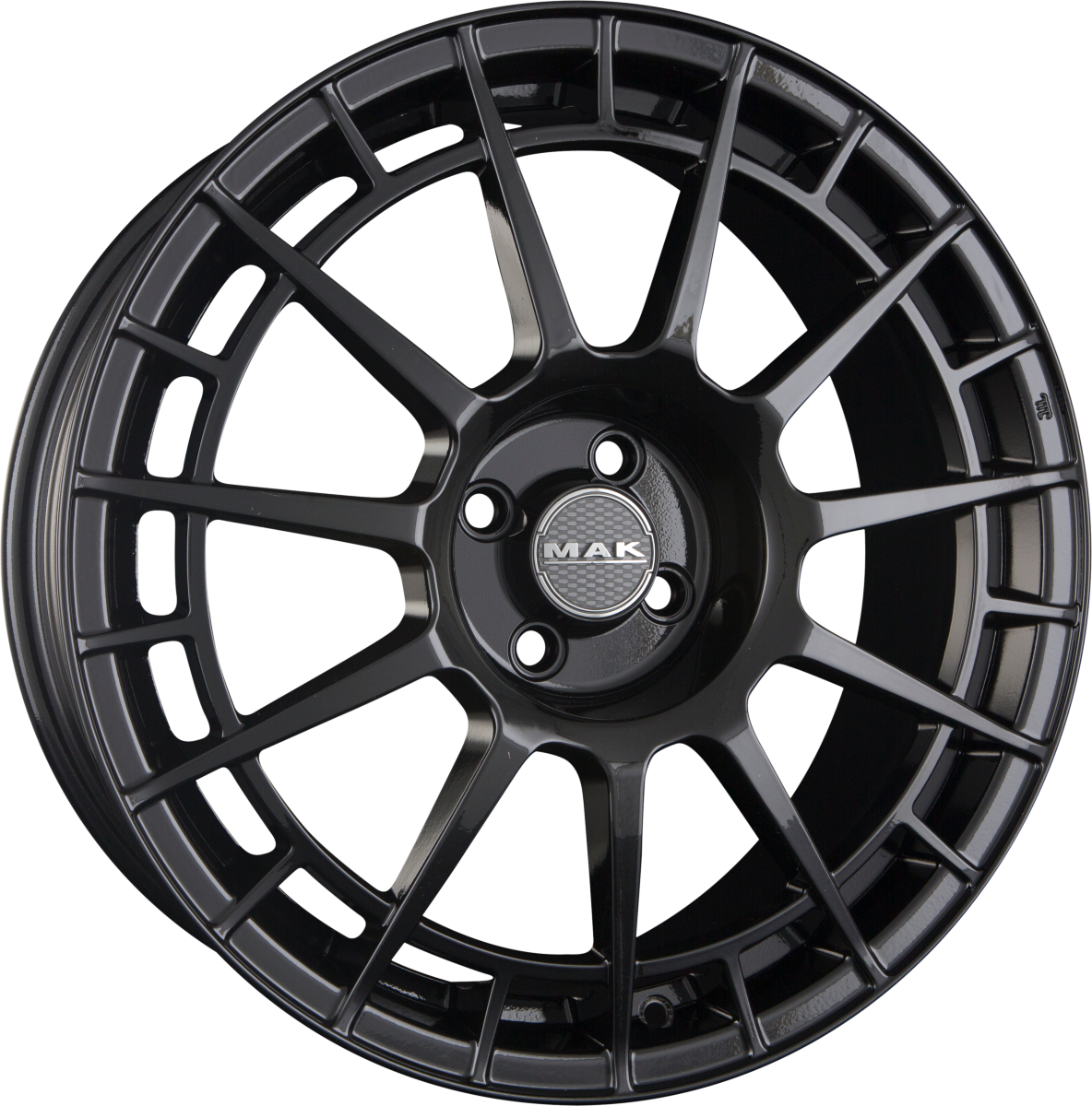 Mak NTT Gloss Black Alufelge 7x17 Zoll ET35 LK 5x114.3 ML66.1 – Bild 2