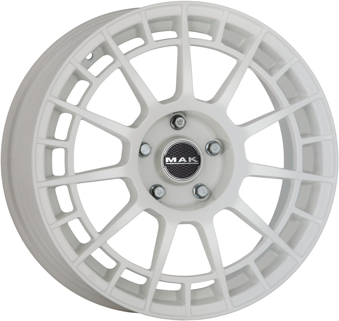 Mak NTT gloss white 7x17 ET35 - LK4/98 ML58.1