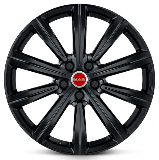 Mak Birmingham gloss black 8.5x20 ET40 - LK5/120 ML72.6