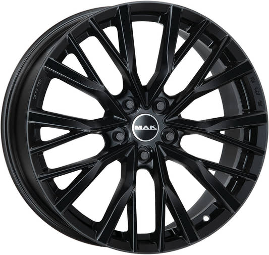 Mak Kent gloss black 8.5x21 ET38 - LK5/120 ML72.6