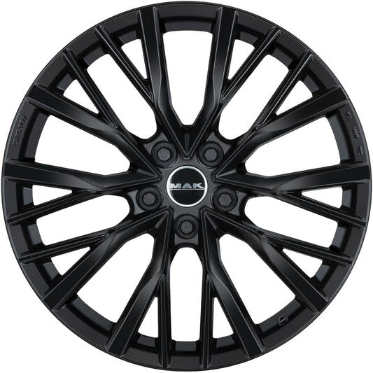 Mak Kent gloss black 8.5x21 ET38 - LK5/120 ML72.6