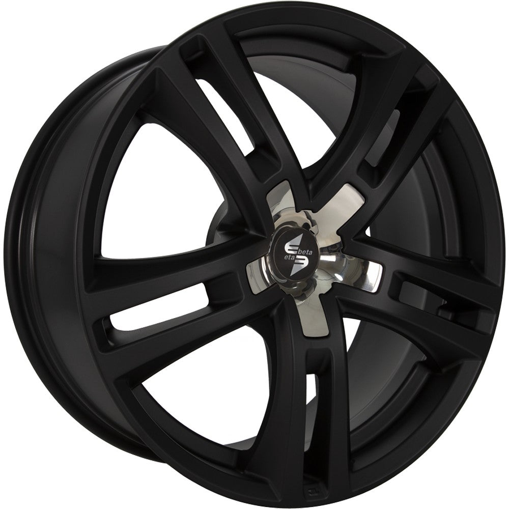 Etabeta Uriel black - inox cap 10x22 ET40 - LK5/120 ML78.1