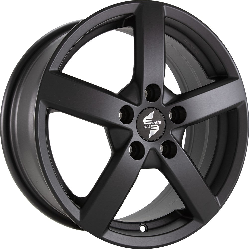 Etabeta Eros black matt 7x17 ET45 - LK5/108 ML63.4