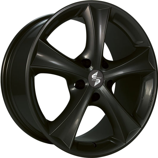 Etabeta Tettsut black shiny 8.5x18 ET45 - LK5/120 ML65.1