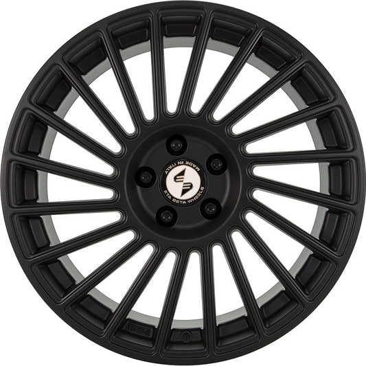 Etabeta Venti-R Black Matt Alufelge 9x21 Zoll ET48 LK 5x130 ML71.5 – Bild 2
