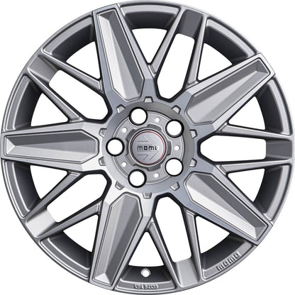 Momo Evoluzione matt titan polished 8x18 ET42 - LK5/112 ML72.3