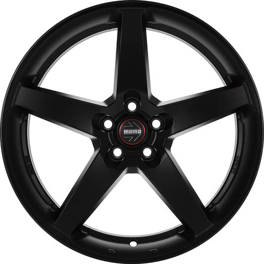 Momo Five black matt 7x16 ET42 - LK5/112 ML72.3