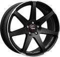 Momo Seven black matt polish Alufelge 8.5x19 Zoll ET30 LK 5x112 ML79.6