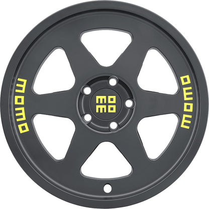 Momo Heritage 6 black matt 8x18 ET32 - LK5/112 ML79.6