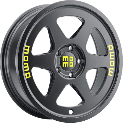 Momo Heritage 6 black matt 8x18 ET45 - LK5/112 ML72.3