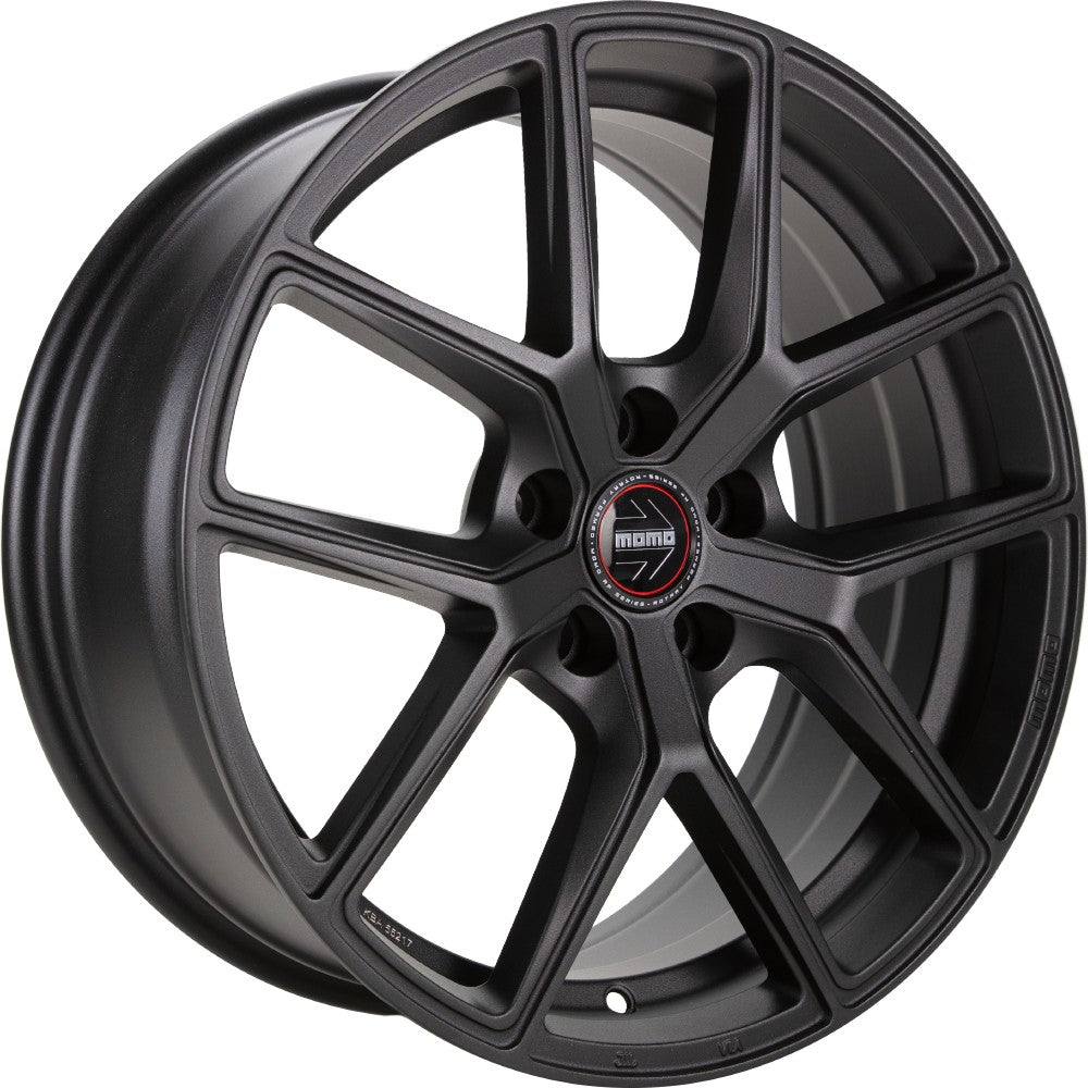 Momo RF01 sandblast black 8x18 ET38 - LK5/112 ML66.6