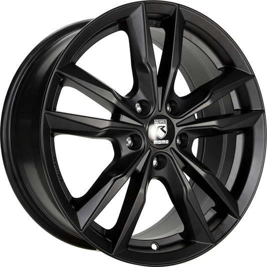 Momo Fast black matt 6.5x16 ET40 - LK5/100 ML72.3