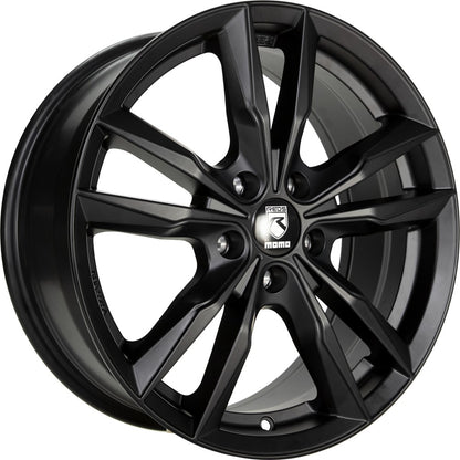 Momo Fast black matt 6.5x16 ET40 - LK5/112 ML72.3