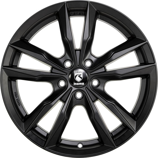 Momo Fast black matt 6.5x16 ET40 - LK5/112 ML72.3