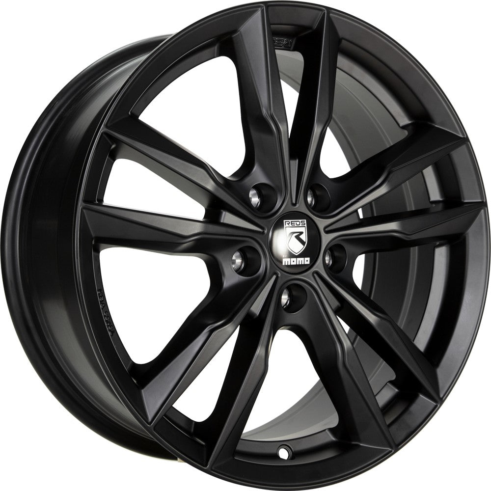 Momo Fast black matt 7.5x17 ET40 - LK5/114.3 ML72.3