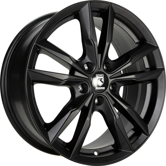 Momo Fast black matt 7.5x17 ET40 - LK5/114.3 ML72.3