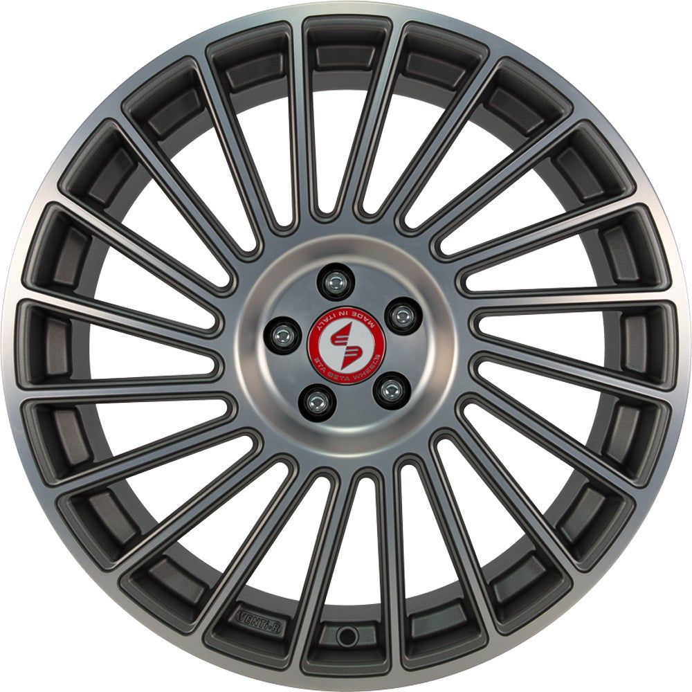 Etabeta Venti-R anthracite matt polish Alufelge 8.5x20 Zoll ET38 LK 5x114.3 ML78.1 – Bild 2