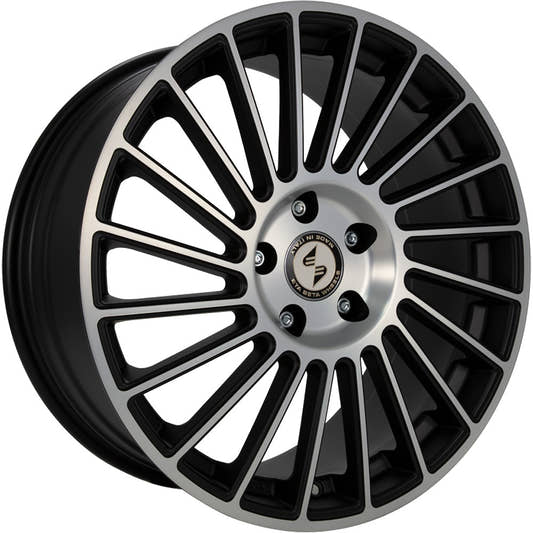Etabeta Venti-R Black Matt Full Polish Alufelge 8.5x20 Zoll ET38 LK 5x115 ML78.1