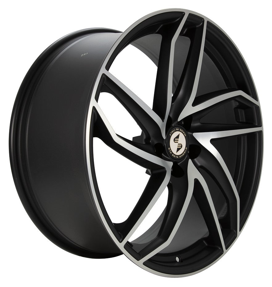 Etabeta Heron black matt full polished 8.5x19 ET20 - LK5/112 ML66.55