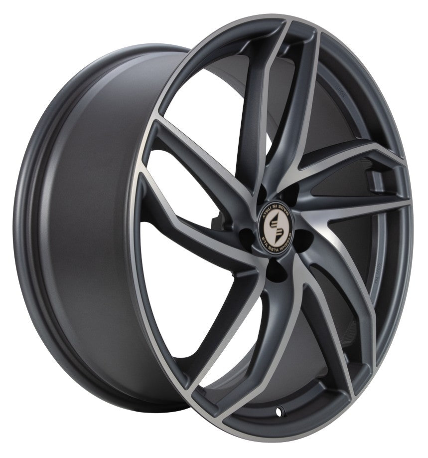 Etabeta Heron-K anthracite matt full polished 10x20 ET45 - LK5/112 ML78.1