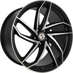 Etabeta Heron-K black matt full polished Alufelge 10x20 Zoll ET45 LK 5x112 ML78.1
