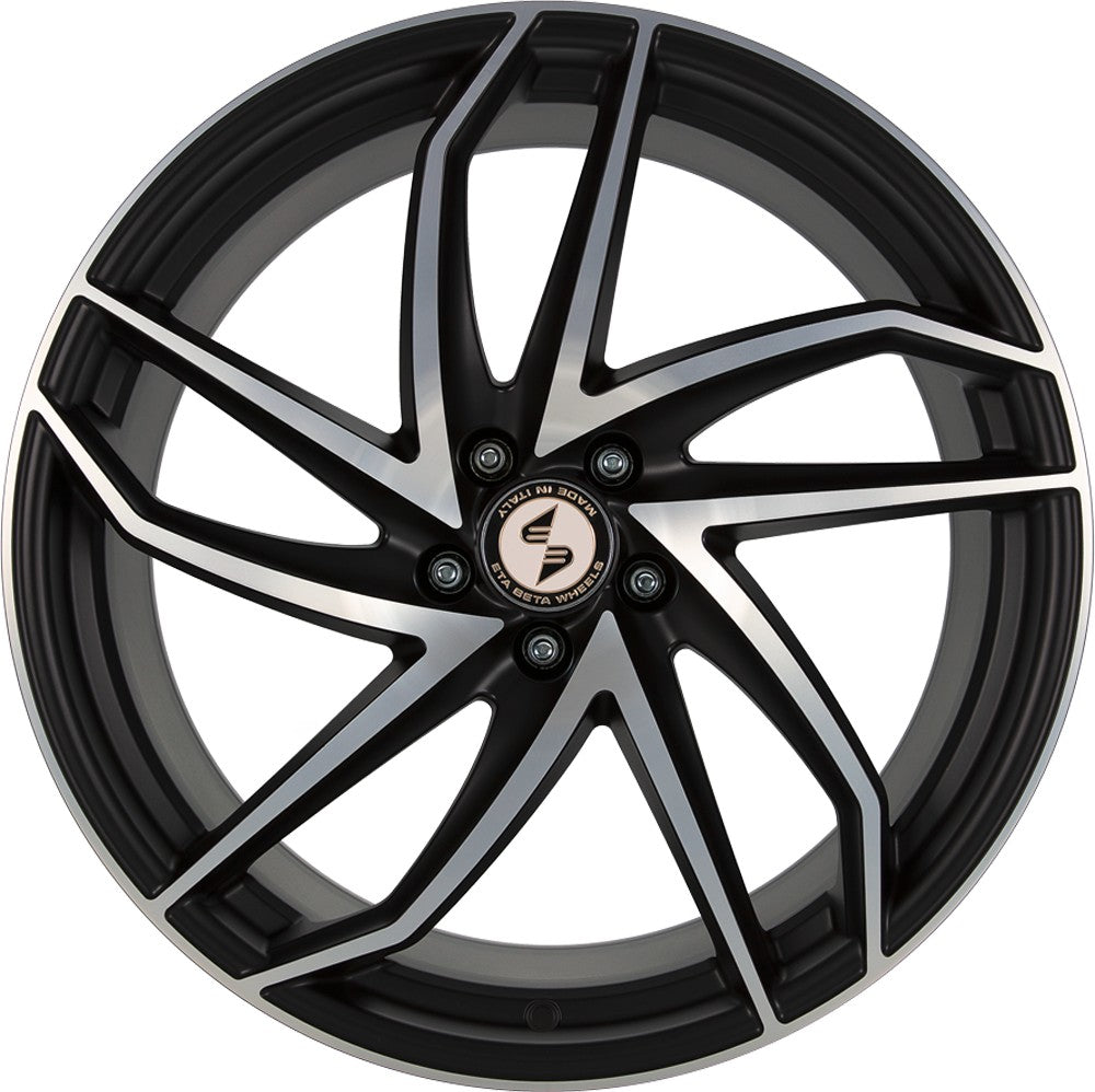 Etabeta Heron-K black matt full polished 10x20 ET45 - LK5/112 ML78.1